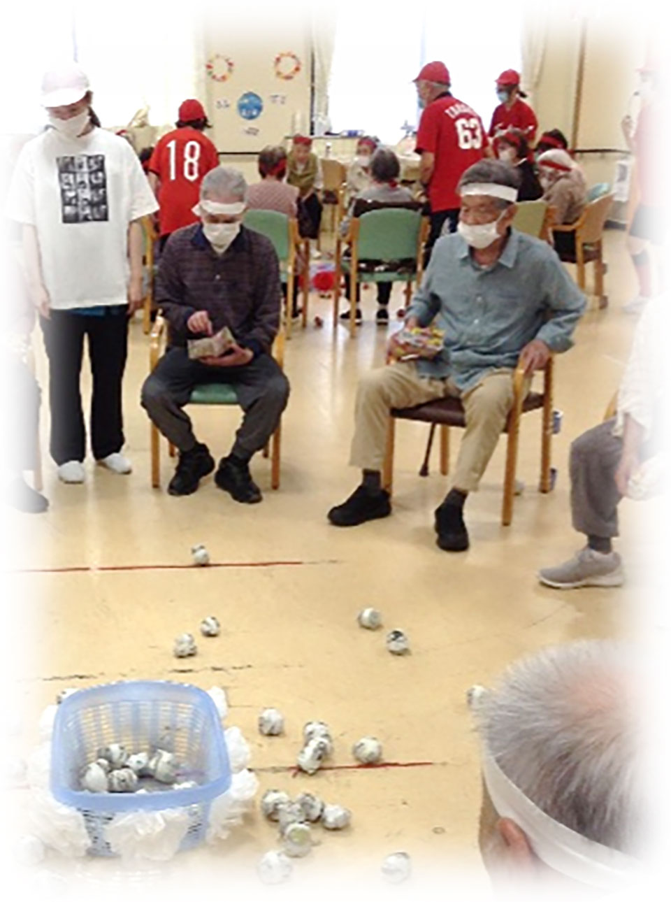 玉入れの様子のイメージ