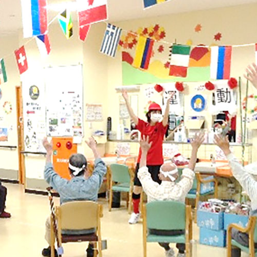 わかば通信 2025年12月号 介護施設でクリスマス会を行いました