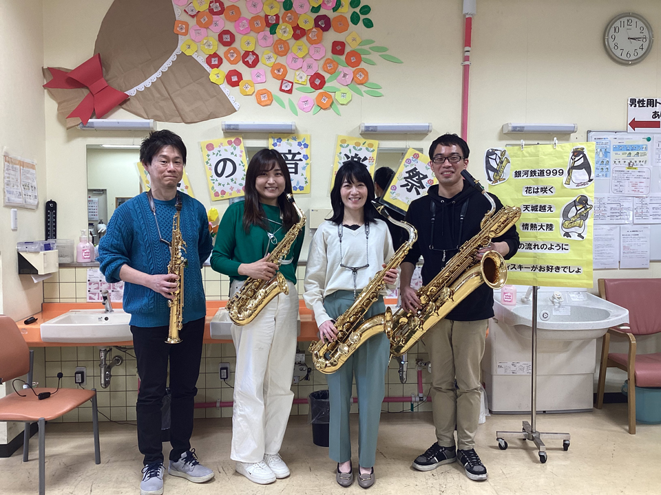 介護施設にお越しいただいたリエートの皆さん