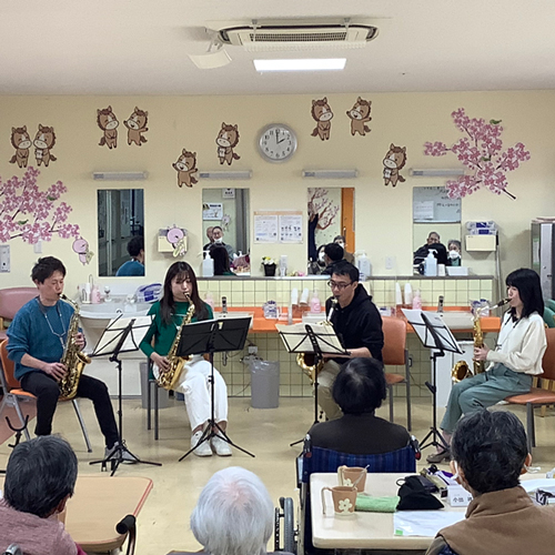 わかば通信 2026年3月号 介護施設にて春の音楽祭を行いました
